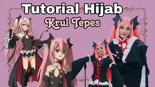 Tutorial hijab Krul Tepes