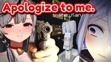 Sakamata couldn't forgive the prank that Kanata played with Shion's name[ HololiveClip/English Sub ]