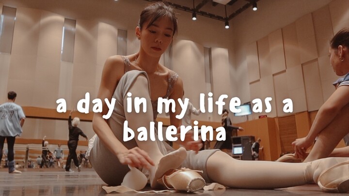 Ballerina Daily VLOG🩰 | 芭蕾舞者在劇埸的上班日常💪🏻 第一天進劇場彩排✨ 排練的後台幕後花絮🖤