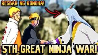 KAGUYA  TUTULUNGAN SI NARUTO AT BORUTO LABAN SA 10 TAILS ARMY? - 5th Shinobi War | Boruto Manga