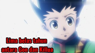 Lima belas tahun antara Gon dan Killua