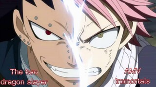 Fairy tail Natsu vs GaJeel(AMV) ok immortals