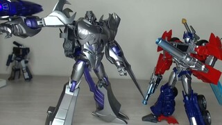 Saya puas dengan Testimoni Leader, Transformers TFP Apache Megatron Electroplating Optimus Prime