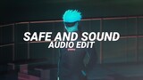 safe and sound - capital cities [edit audio]