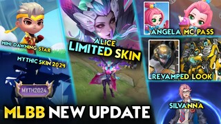 MYTHIC SKIN 2024 | ALICE LIMITED SKIN LEAK | SILVANA NEW SKIN - Mobile Legends #whatsnext