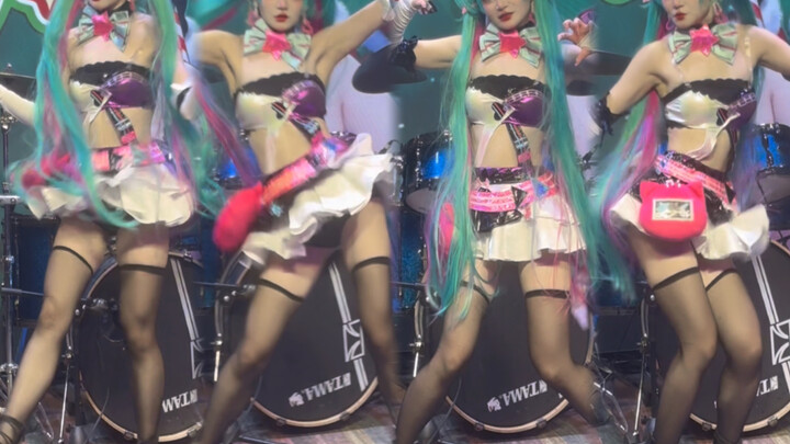 Đã hoàn thành màn xoay ba vòng trên sân khấu với giày cao gót! Đoạn cắt phần sân khấu của bữa tiệc đ