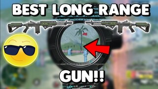 THE M14 EBR IS OP!"BEST LONG RANGE GUN"(Rules of Survival:Battle Royale)