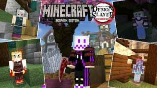 Minecraft มือถือ _ แจก+รีวิว Addon Demon Slayer ดาบพิฆาตอสูรภาค2 !!!_HD_60fps