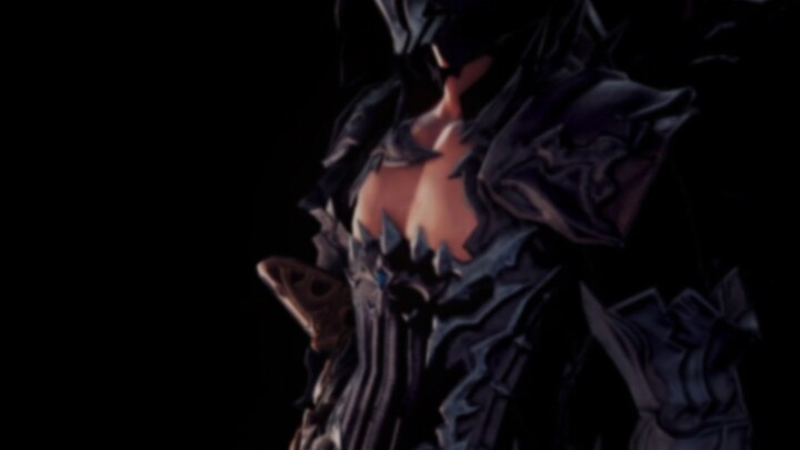 [FF14/human male] It's just that DK is breathing.