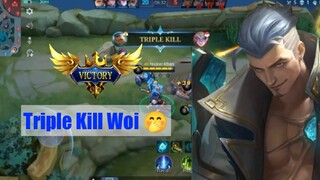 MOMENT FREDRINN TRIPLE KILL 😱 | MOBILE LEGENDS