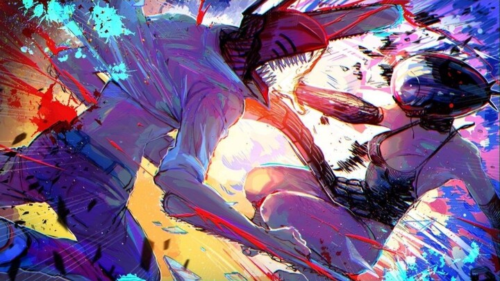 Denji Vs Reze Animasinya absolute cinema ✋🗿🤚 🔥