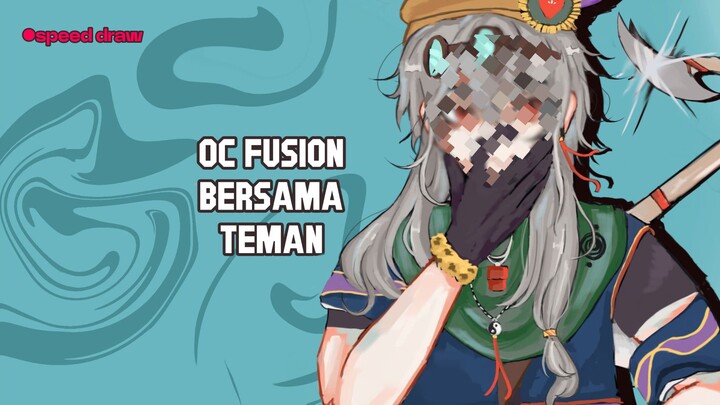 PENGGABUKAN DUA OC JADI SATU😻 •Speed Draw