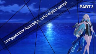 Menggambar fleurdelys - edisi digital santai | Part 2