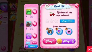 CANDY CRUSH SAGA LEVEL 198 (NEW VERSION)