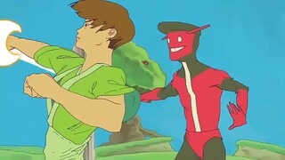[Tranh MAD] Người mới quái vật · Bức tranh gốc của người Mỹ gốc Hoa của Zhang Weilin