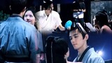 Zhao Lusi and WuLei behind the scene of “Forehead kiss”