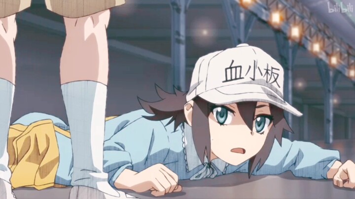 Cells at Work! black~ The contrasting platelets are so cute!