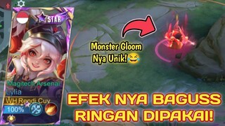 REVIEW SKIN STARLIGHT LYLIA | EFEK MONSTER GLOOM NYA BAGUS BANGET COY! LYLIA SKIN TERBARU - MLBB