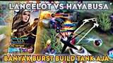 Aggressive Lancelot vs Hayabusa, Musuh Banyak Burst Build Tank Aja