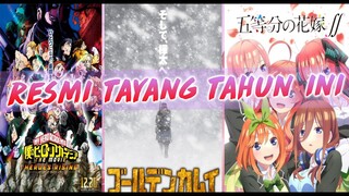 Jadwal Rilis Gotoubun No Hanayome Season 2, Boku No Hero Academia Movie 2, Golden Kamuy Season 3