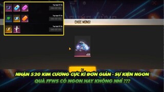 FREE FIRE | NHẬN 520 KIM CƯƠNG CỰC KÌ DỄ DÀNG - SỰ KIỆN FFWS TẶNG QUÀ NGON KHÔNG ANH EM NHỈ ???