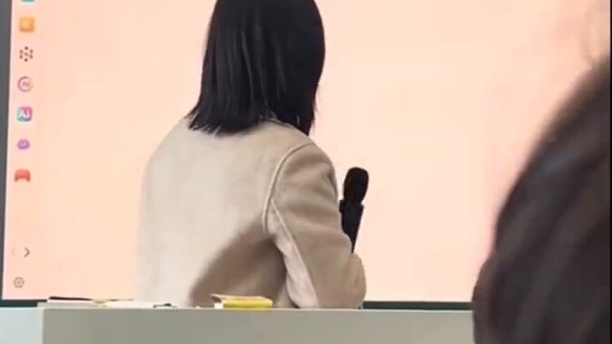 The teacher hesitated for a while, something was wrong. The second one looked like a military man, b