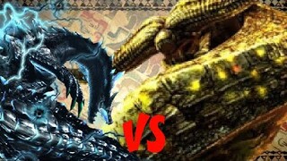Abyssal Lagiacrus vs Goldbeard Ceadeus | SPORE