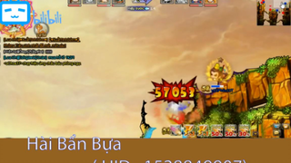 Wow sấm sét góc siêu cao dame crit 57k máu chết luôn #gunny