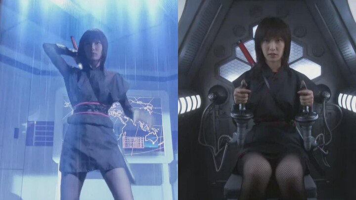 [Ultraman Max] Is the daughter of Shibaton (played by Nao Nagasawa) in a long-legged ninja outfit yo