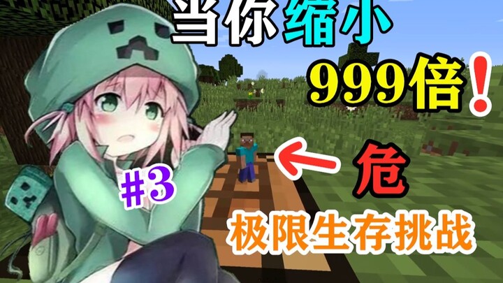 MC: Kalau tubuhmu menyusut 999 kali lipat, berapa lama kamu bisa bertahan? Tantangan Bertahan Hidup 