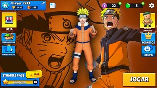 NOVO STUMBLE GUYS VERSÃO NARUTO 😱