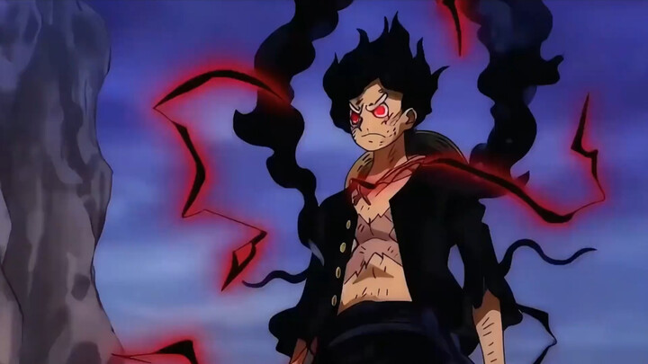 Luffy's Gear Sixth Black Nika Form!