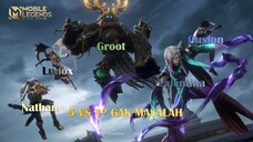 5 Orang lawan Valentina? Ez Win dek
