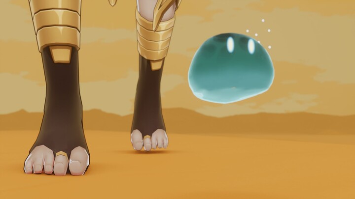 [Genshin Impact Animation] Stepping on a Slime