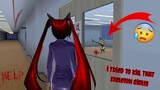 I tried to kill that skeleton girl 😰 (Watch until end!) | Sakura School Simulator