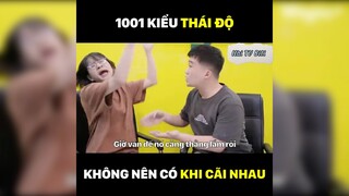 1001 kiểu thái độ không nên có khi cãi nhau