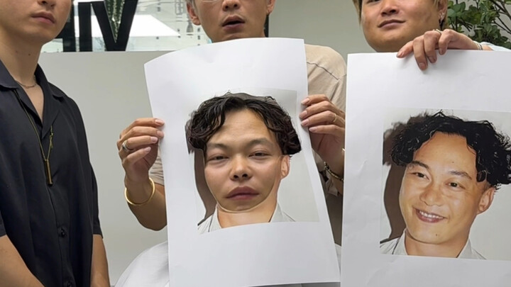 Cắt kiểu tóc giống Trần Dịch Tấn, ai cũng bảo y hệt, vui quá haha!