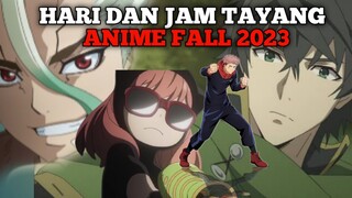 HARI DAN JAM TAYANG ANIME FALL 2023