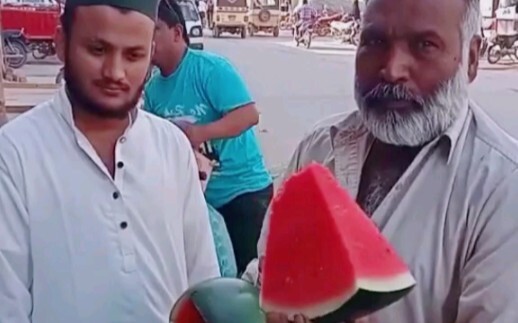 This watermelon is really good.