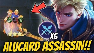 KING OF LIFESTEAL AUTO COMEBACK !! ASSASSIN ALUCARD !! MAGIC CHESS MOBILE LEGENDS