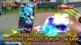 AGGRESSIVE LANCELOT PERFECT GAMEPLAY BY TOP GLOBAL LANCELOT | LANCELOT GAMEPLAY #169 | MLBB