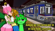 Minecraft: Running MetroStar Railway in my new phone (Oppo A94)