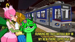 Minecraft: Running MetroStar Railway in my new phone (Oppo A94)
