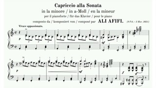 Ali Afifi - Capriccio alla sonata (audio + sheet music)