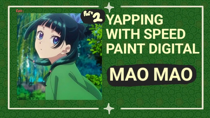 GAMBAR MAO-MAO SAMBIL DENGERIN AKU YAPPING || ArtSko SPEED DRAWING Bstation