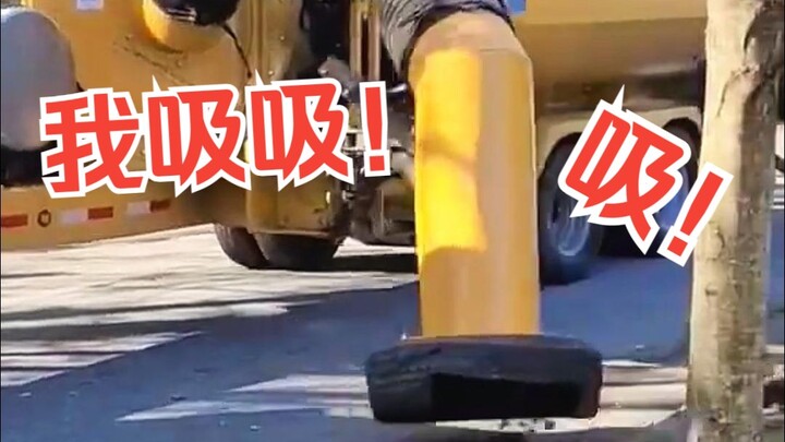 Speed bumps!! A mechanical marvel men can't resist~