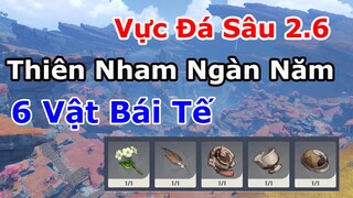 6 Vật Bái Tế Bia Đá Kỷ Niệm Trong Nhiệm Vụ Thiên Nham Ngàn Năm | Genshin Impact 2.6 Vực Đá Sâu