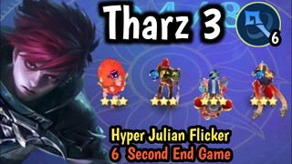 Tharz 3 Julian REVAMP Meta Flicker Full Mage‼️Crazy Burst Damage | Tutorial Combo Mager Magic Chess