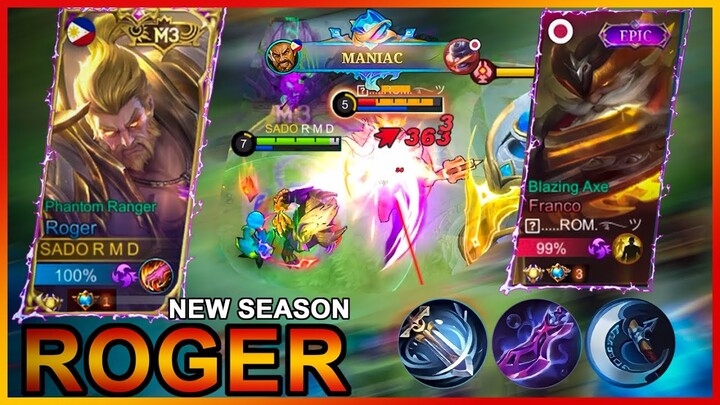 The Best Hero Crazy Dog is coming - Roger Hyper best build | MLBB | RMD