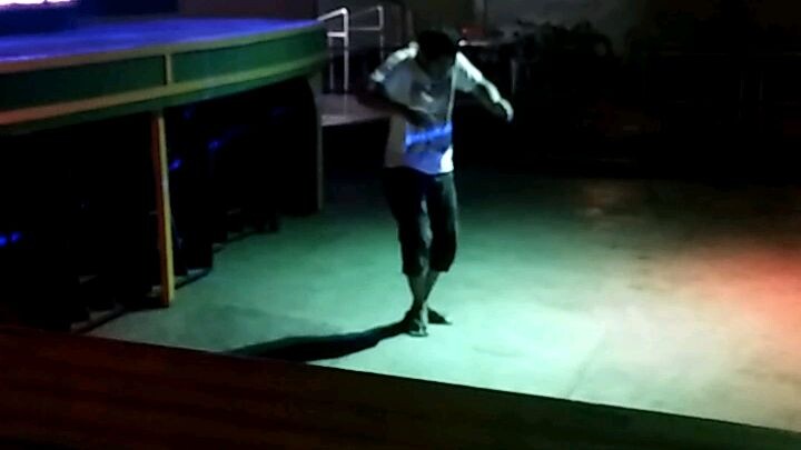 When you are alone in the dance floor